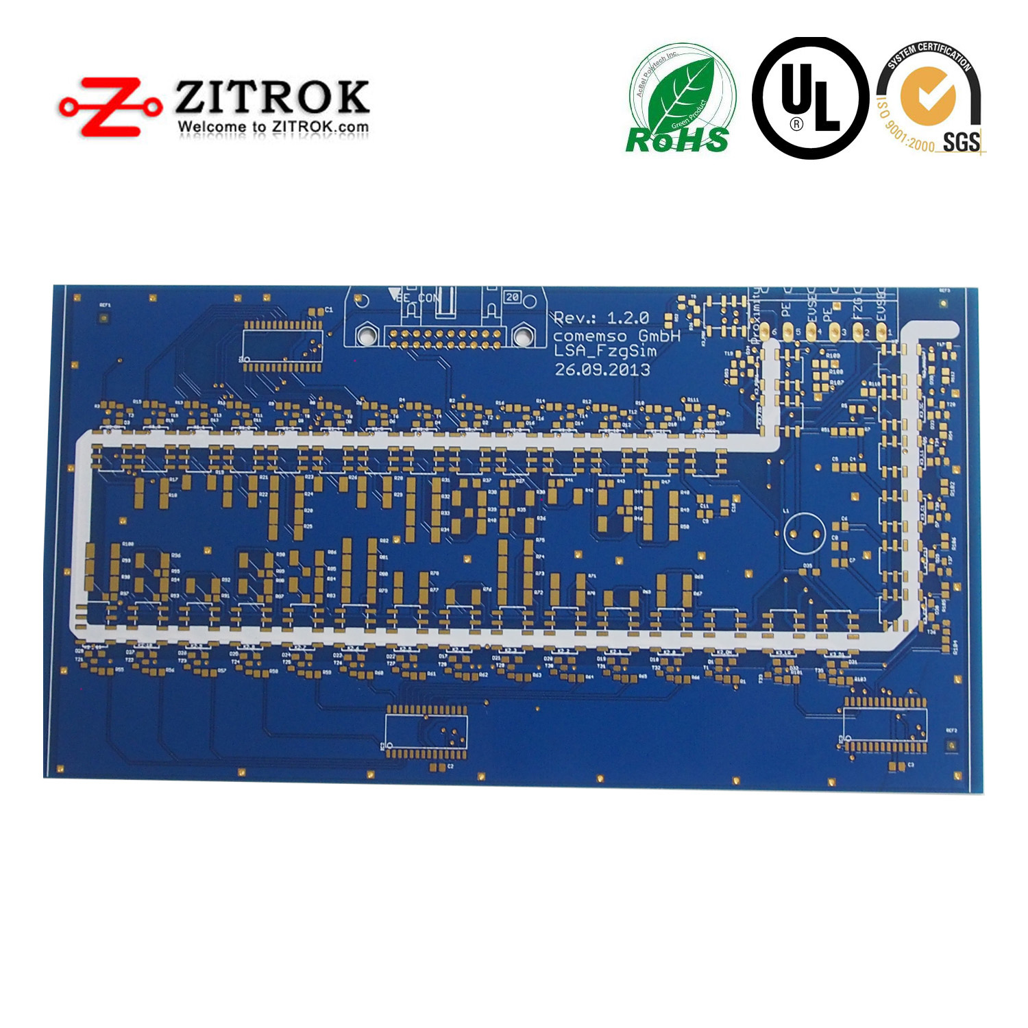 Blue Soldermask PCB Board